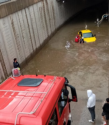 Malatya'da sağanak etkili oldu
