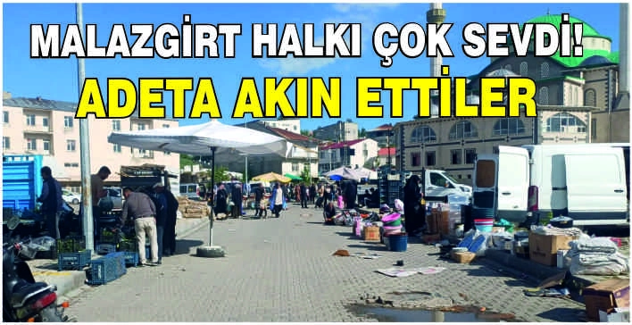 Malazgirt halkı çok sevdi!Adeta akın ettiler
