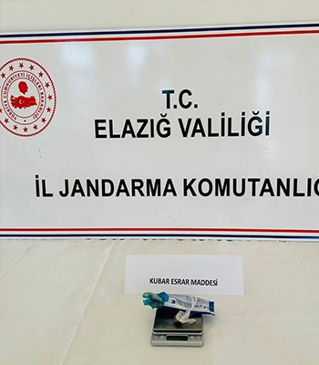 Elazığ'da diş macunu tüpüne gizlenmiş uyuşturucu bulundu