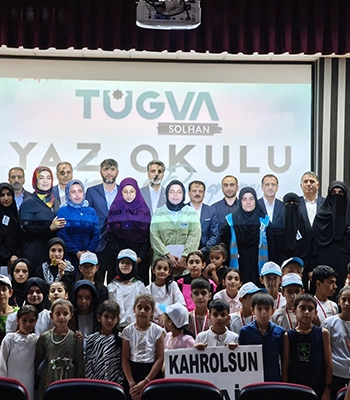 Bingöl'de TÜGVA yaz okulunun kapanışı dolayısıyla program düzenlendi