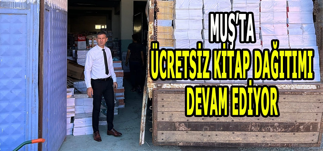 Muş’ta ücretsiz ders kitapları öğrencileri bekliyor