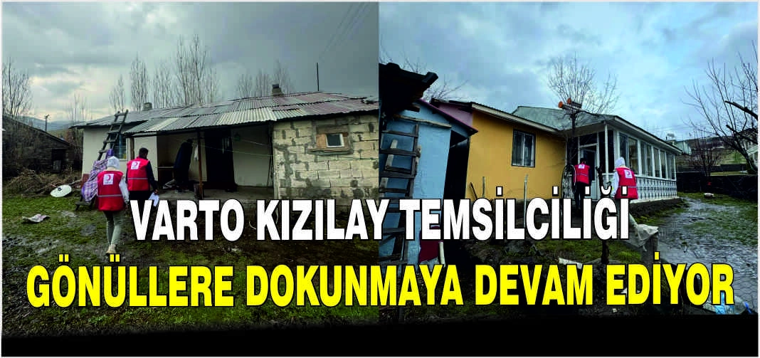 Varto Kızılay Temsilciliği gönüllere dokunmaya devam ediyor
