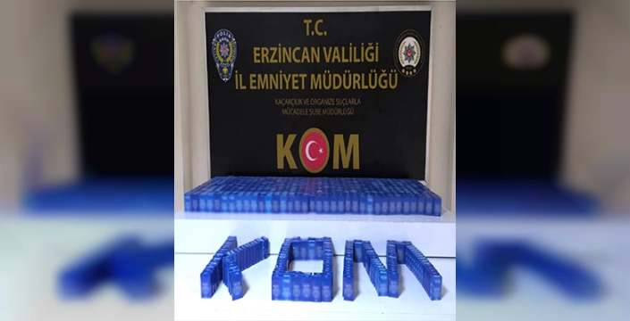 Erzincan'da kaçakçılık operasyonunda 2 zanlı yakalandı
