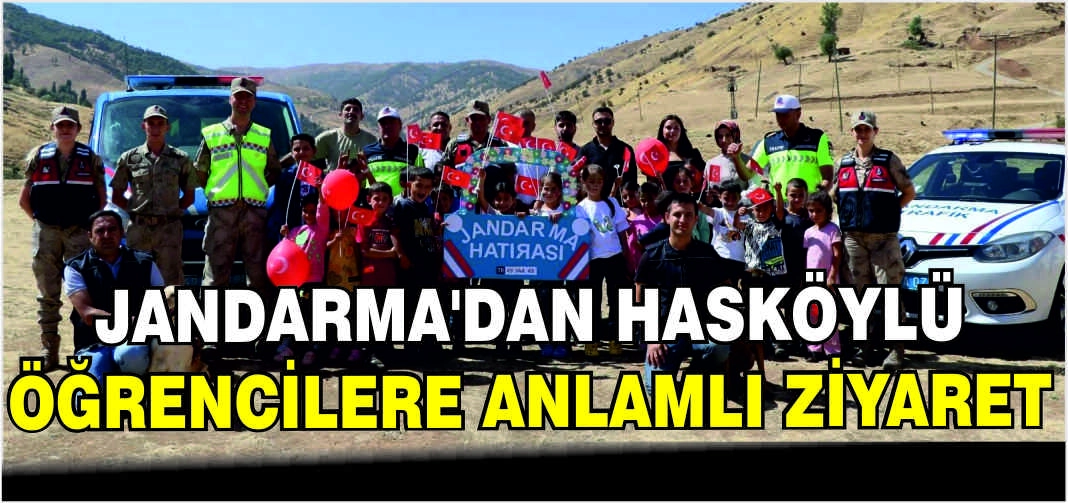 Jandarma’dan Hasköylü öğrencilere anlamlı ziyaret