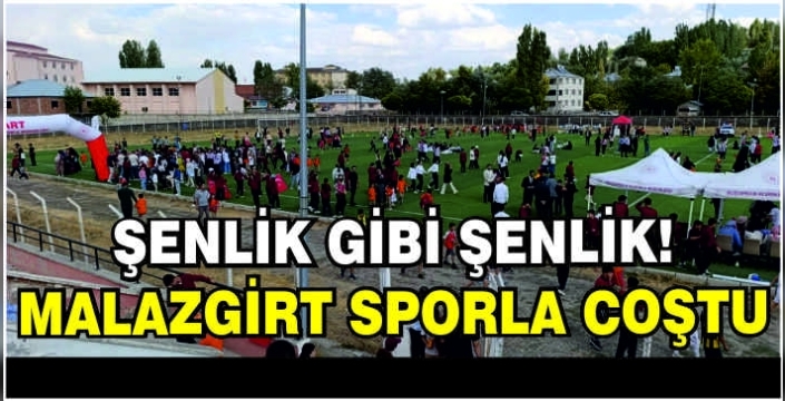 Şenlik gibi şenlik! Malazgirt sporla coştu
