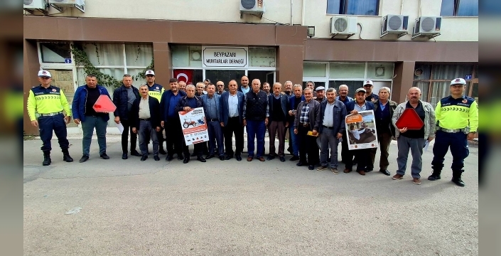 Beypazarı'nda muhtarlara trafik güvenliği eğitimi verildi