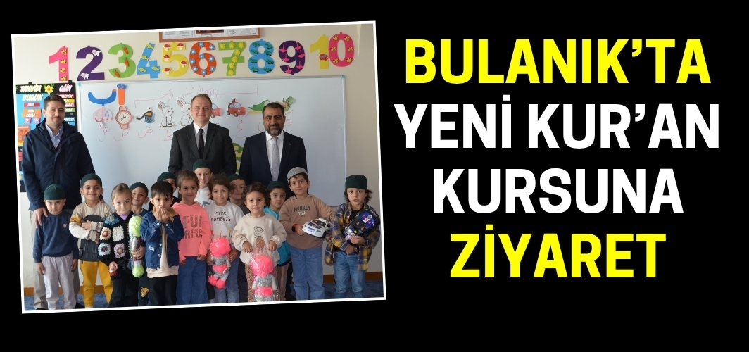 Bulanık Kaymakamı yeni Kuran Kursu'nu ziyaret etti