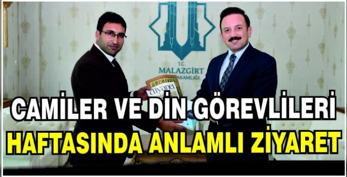 Camiler ve Din Görevlileri Haftasında anlamlı ziyaret