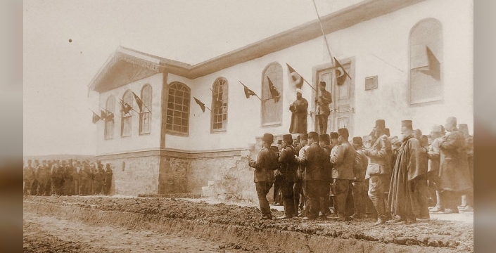 Çaycuma'da Milli Mücadele dönemi izleri taşıyan Osmanlıca kitabe bulundu