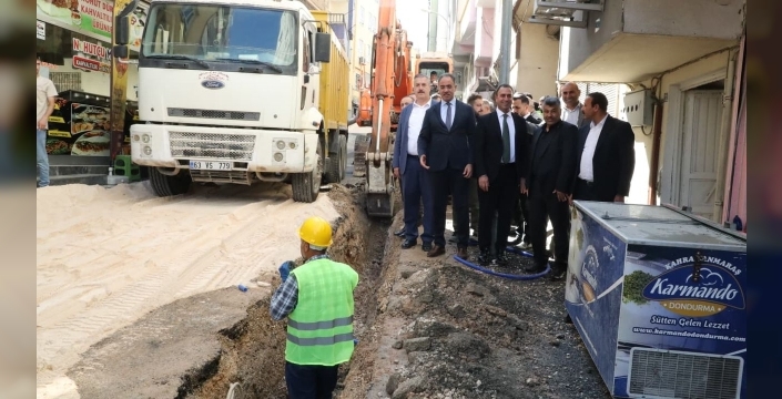 Eyyübiye'de akşemsettin mahallesi doğalgaza kavuşuyor