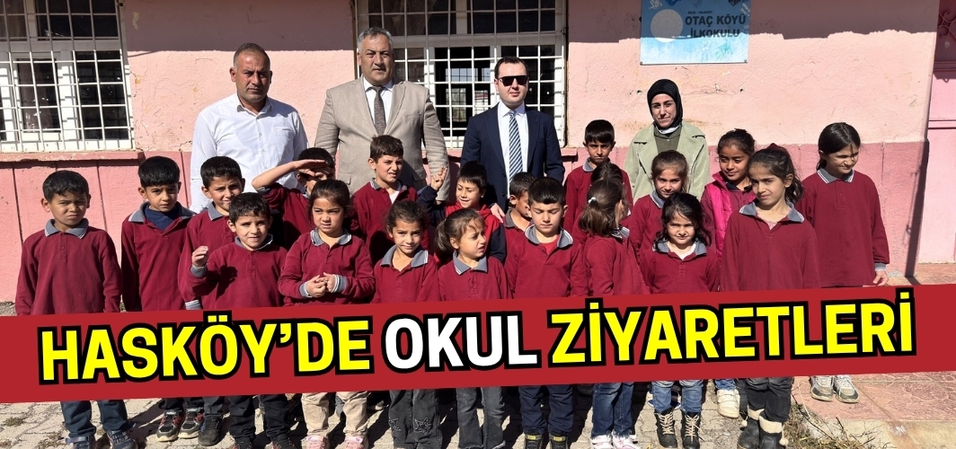 Hasköy Kaymakamı İsmail Güney Otaç İlkokulu'nu ziyaret etti
