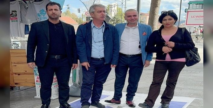 Isparta basını İsrail'e tepki gösterdi: Gazze için susmayacağız