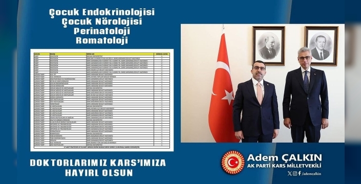 Kars'a 53 yeni doktor atandı: Sağlık hizmetleri güçleniyor