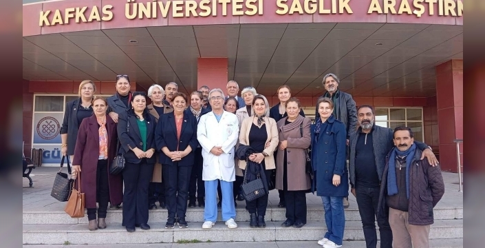 Kars CHP'den Prof. Dr. Barlas Sülü’ye hayırlı olsun ziyareti