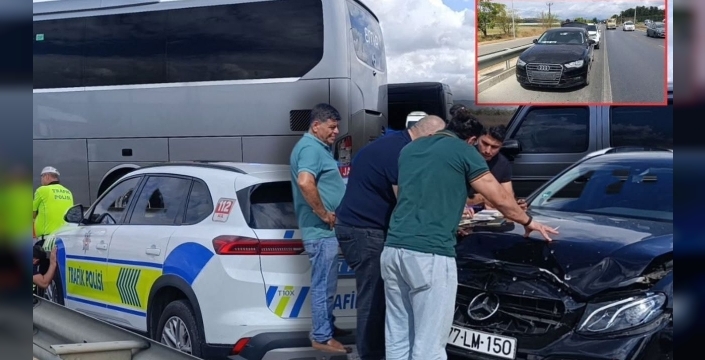 Manavgat'ta 12 aracın karıştığı 4 ayrı kaza: 1 yaralı