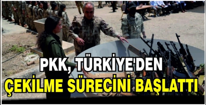 PKK, Türkiye’den çekilme sürecini başlattı
