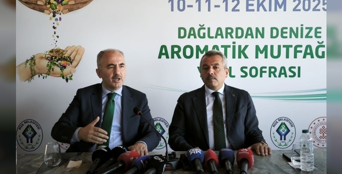 Rize'de 'Aromatik Mutfak, Yeşil Sofra' temalı etkinlik 10-12 Ekim'de