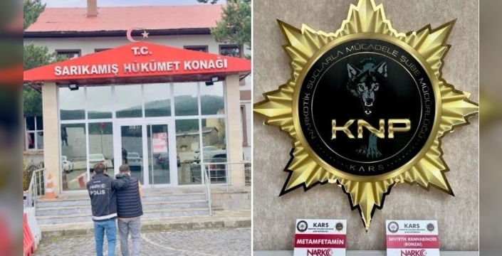 Sarıkamış'ta operasyon: 36,33 gram metamfetamin ele geçirildi