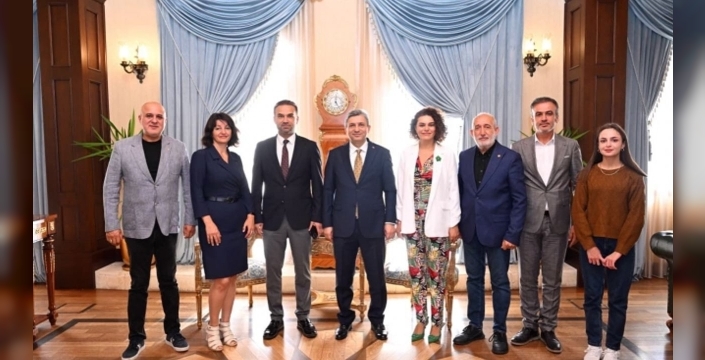 Vali Şahin, TİMBİR temsilcilerini kabul etti: Yerel medya ile iş birliği vurgusu