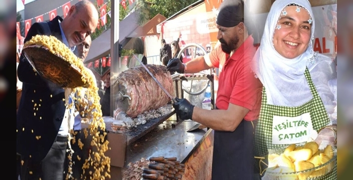 Batman'da lezzet festivali: Vali Canalp 'Danuk' kazanını karıştırarak açılışı yaptı!