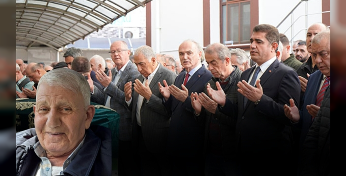 Düzce'nin sevilen tüccarı Tahir Şahin, son yolculuğuna uğurlandı