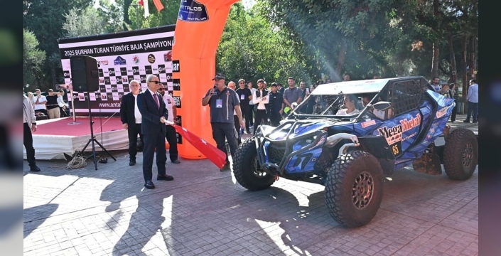 Kepezde motor sporları coşkusu: Türkiye Baja Şampiyonası start aldı