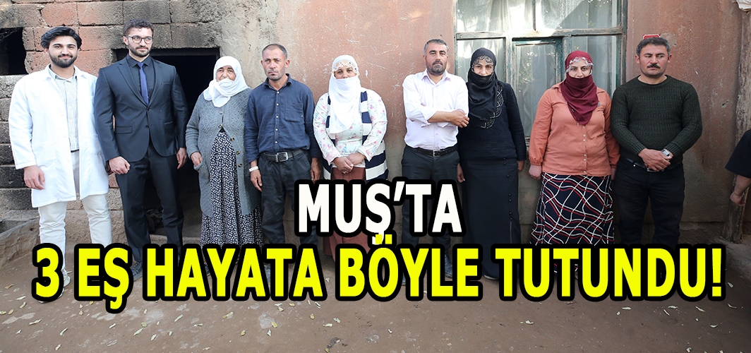 Muş'ta yürek dağlayan fedakarlık: Üç Elti eşlerine hayat verdi!