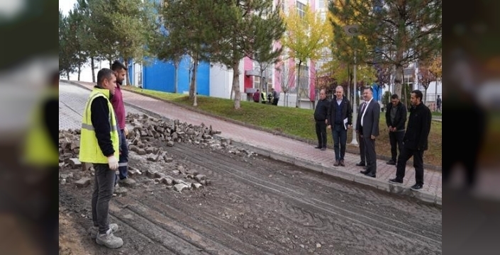Rektör Kırışık, öğrenci ihtiyaçlarını yerinde gözlemledi