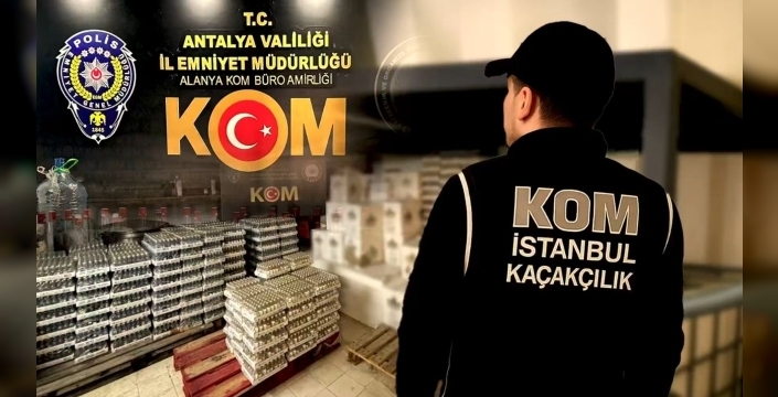 Türkiye genelinde büyük operasyon: Kaçak ve sahte içkiye dur dediler!