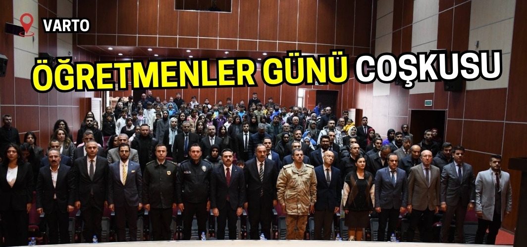 Varto'da Öğretmenler Günü coşkusu!