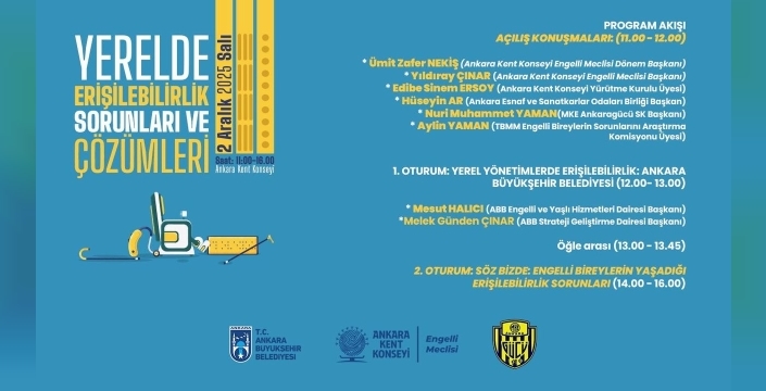 Dünya engelliler günü Ankara'da farkındalık yaratacak: Engeller değil, çözümler konuşulacak!