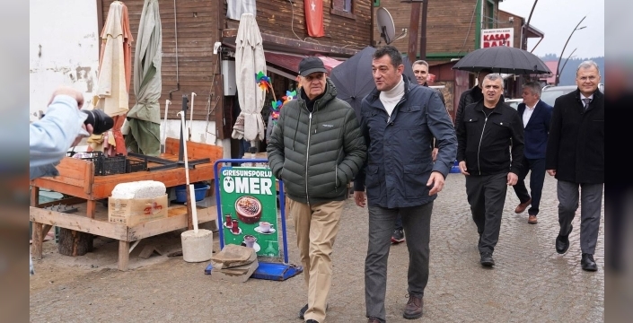 Eski Genelkurmay Başkanı İlker Başbuğ, Giresun'un büyüleyici doğasında keşif turuna çıktı