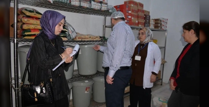 Kars'ta öğrenci yurdunda beslenme denetimi: Hijyen ve gıda güvenliği mercek altında