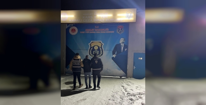 Sarıkamış'ta kaçak hükümlü kovalamaca sonrası yakalandı