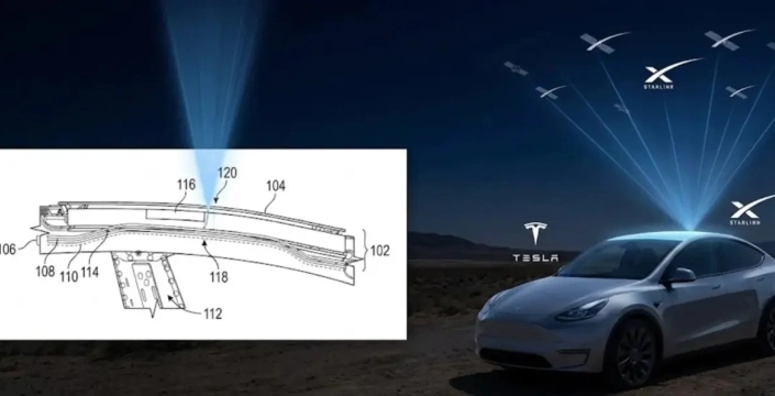 Tesla, araçlara gizli Starlink entegrasyonu için patent başvurusunda bulundu