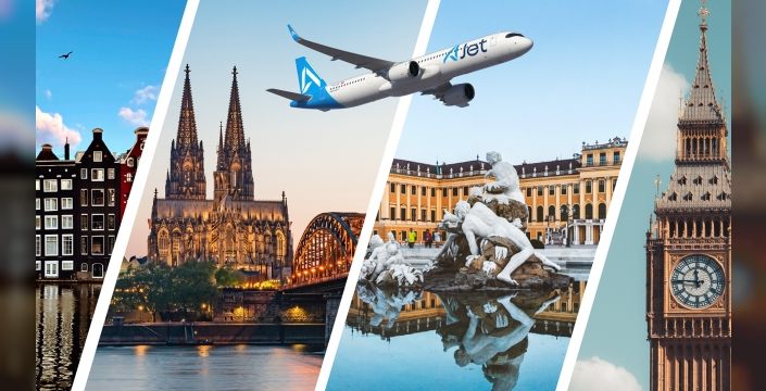 AJet'ten şok fiyat: 9 dolara yurt dışı seyahati başlıyor