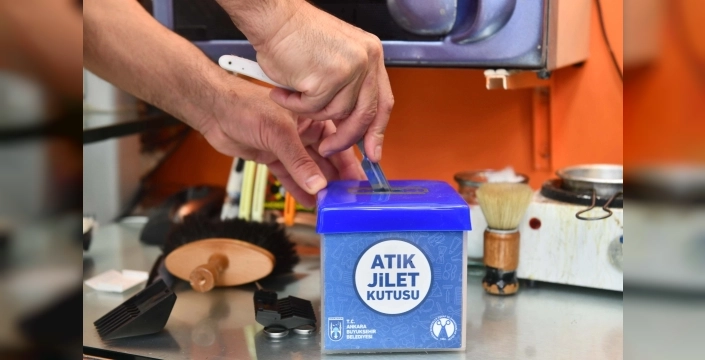 Ankara'da berberlerden atık jiletler için yeni çevre protokolü imzalandı
