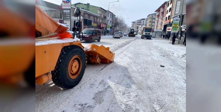 Ardahan'da dondurucu soğuklar etkili: Ekipler mesai başında