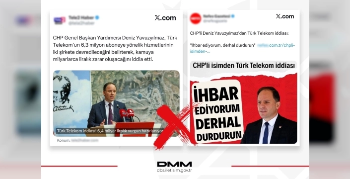 Dezenformasyon merkezinden Türk Telekom açıklaması: Hizmet devri ve zam iddiaları asılsız