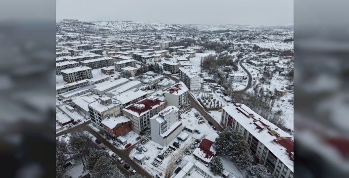 Doğanşehir beyaza büründü: Kar yağışı sonrası muhteşem manzara