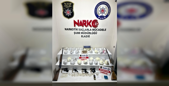 Elazığ'da dev uyuşturucu operasyonu: 30 kilo eroin ele geçirildi, 3 şüpheli tutuklandı
