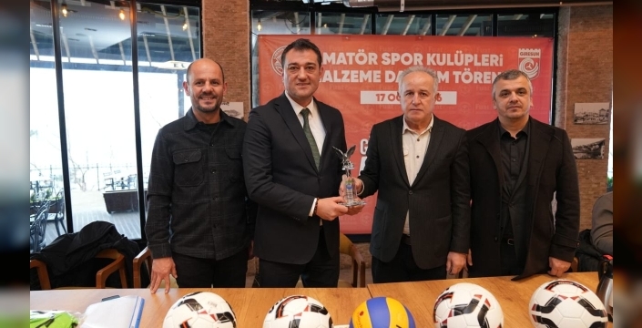 Giresun Belediyesi'nden amatör spor kulüplerine büyük destek: Top ve mazot yardımı