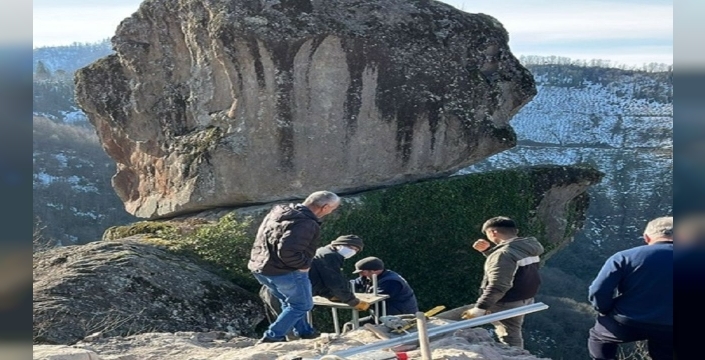 Giresun'un efsanevi Gelinkayası'na seyir terası geliyor
