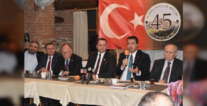 Mahmut Arıkan Manisa Dostlar Meclisi'nde: Ülke ve Kent Gündemi Masaya Yatırıldı