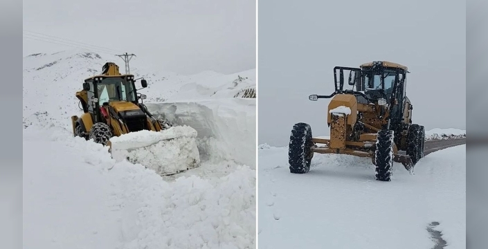 Sason'da karla mücadele hiç durmuyor: 7/24 esasıyla çalışmalar sürüyor