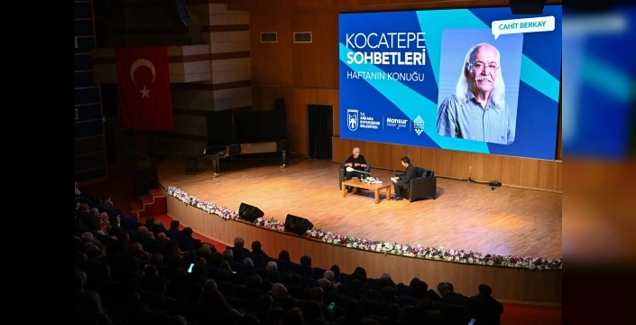Usta müzisyen Cahit Berkay, Kocatepe Sohbetleri'nde Ankaralılarla buluştu