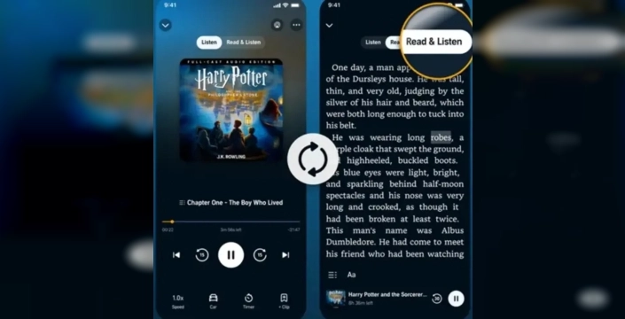 Amazon Audible'dan kitap kurtları için devrim: Okuyup aynı anda dinleyin!