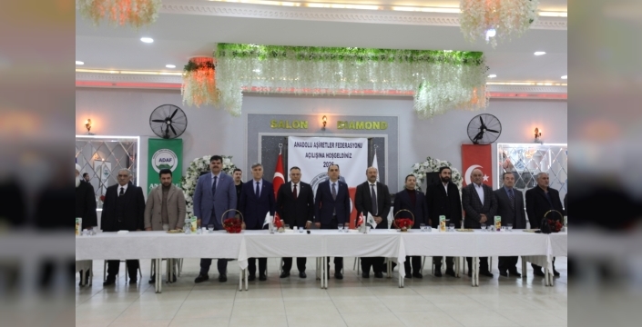 Anadolu Aşiretler Federasyonu Iğdır'da kuruluş coşkusuyla açıldı