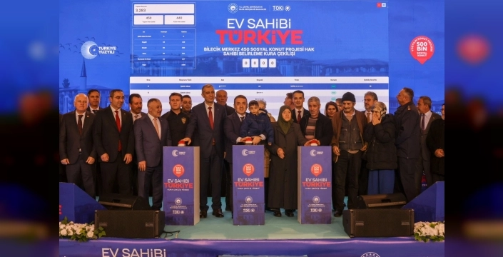 Bilecik'te bin 419 aile için yeni yuva heyecanı: Kura çekilişi tamamlandı