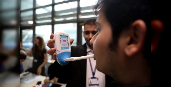 Bursa Büyükşehir personeline sigara bırakma desteği: Karbonmonoksit ölçümleri yapıldı